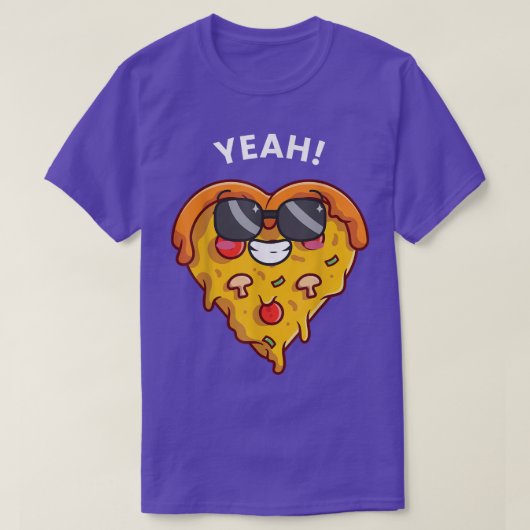 Cute Pun Meat Lovers Pizza T-shirt (Design voorkant)