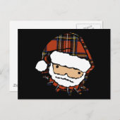 Cute Punk Play Santa Feestdagenkaart (Voorkant / Achterkant)