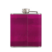 Cute Punk Rock Zombie Girl geïllustreerd Heupfles (Achterkant)