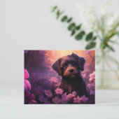 Cute Pup-briefkaart Briefkaart (Staand voorkant)