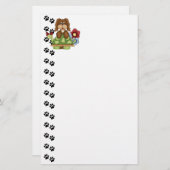 Cute Pup Turtle Stationery Briefpapier (Voorkant / Achterkant)