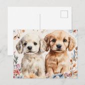 Cute Puppies Briefkaart (Voorkant / Achterkant)