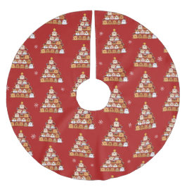 cute puppies Christmas tree dog lover Kerstboom Rok