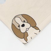 Cute puppies fleece deken (Hoek)