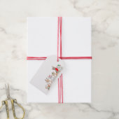 Cute puppies kerstcadeaulabels cadeaulabel (Met Touw)