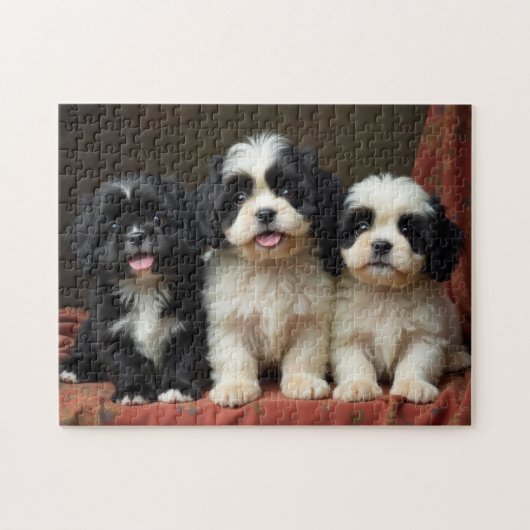Cute Puppies Legpuzzel (Horizontaal)