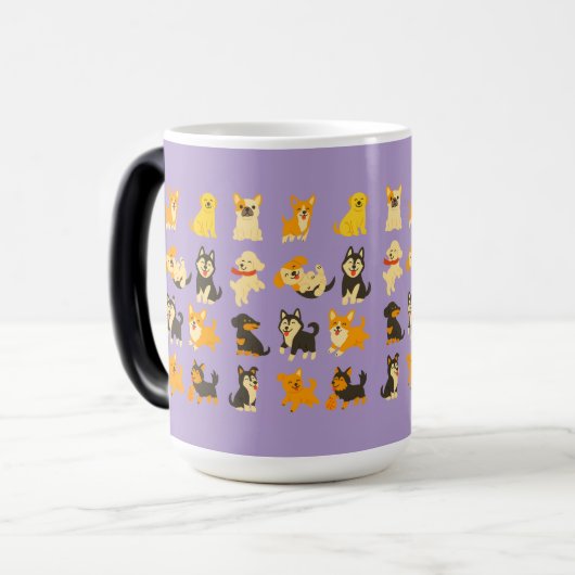 Cute Puppies Magische Mok (Voorkant links)