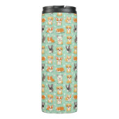 Cute Puppies Pattern – Adorable Dog Illustration Thermosbeker (Achterkant)