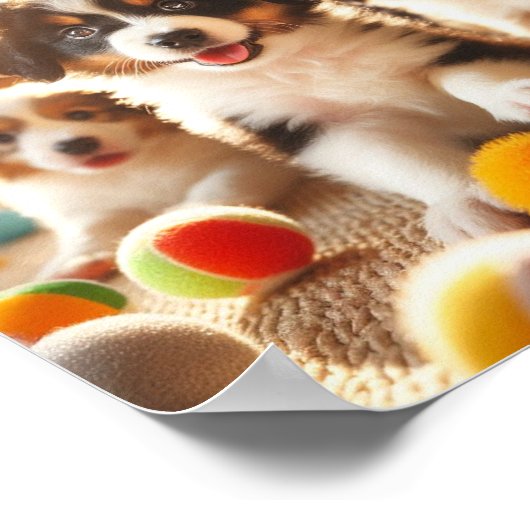 Cute Puppies Poster (Hoek)