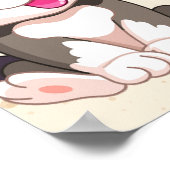 Cute puppies puppy party welkomstbord poster (Hoek)