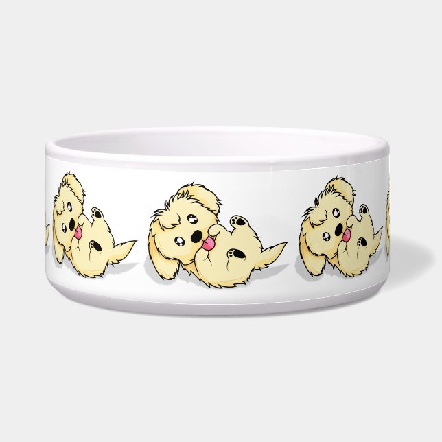 Cute Puppies Voerbakje (Voorkant)