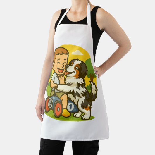 Cute Puppy and Kid Playtime Schort (Insitu)