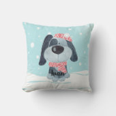 Cute puppy, baby kussen (Voorkant)