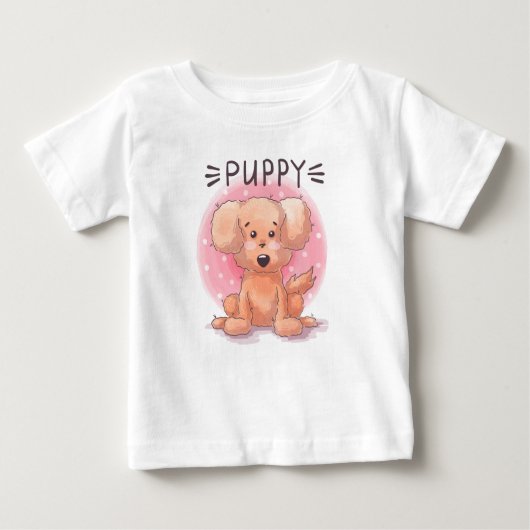 Cute Puppy Baby T-Shirt (Voorkant)