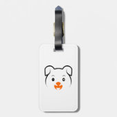 Cute Puppy Bagagelabel (Achterkant verticaal)