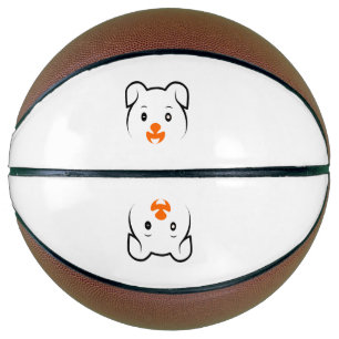 Cute Puppy Basketbal