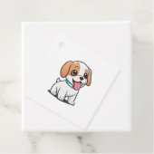 Cute Puppy Bedankjes Labels (In situ)