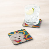 Cute Puppy Bier Onderzetter (Rechterzijde)