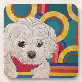 Cute Puppy Bier Onderzetter