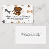 Cute Puppy | Bone Paw Prins Visitekaartje (Voorkant / Achterkant)