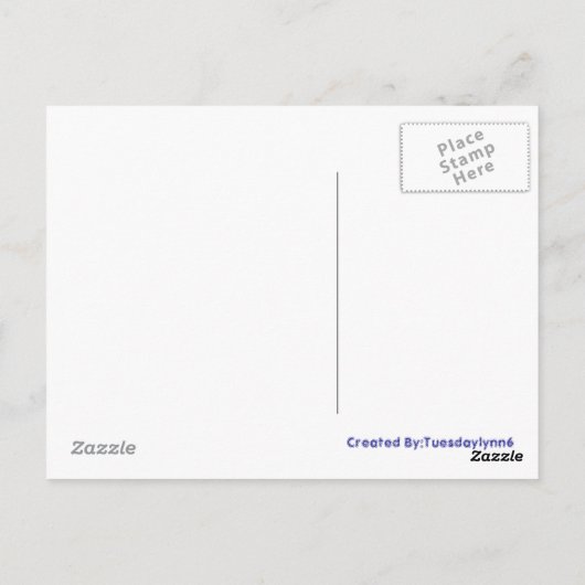 Cute Puppy Briefkaart (Achterkant)