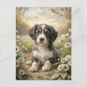 Cute Puppy Briefkaart (Voorkant)