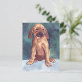Cute Puppy briefkaart (Staand voorkant)