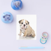 Cute Puppy Bulldog Sad Flyer (Enkel)