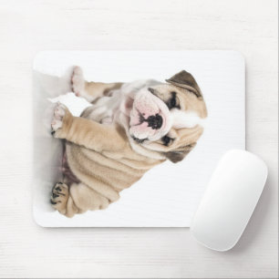 Cute Puppy Bulldog Sad Muismat