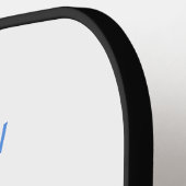 Cute Puppy Cartoon Dog Personalized Pastel Blue Pickleball Paddle (Links Detail)