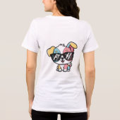 cute puppy cartoon t-shirt (Achterkant)