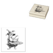 Cute Puppy Christmas Cookies Rubberstempel (Gestempeld)