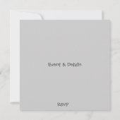 Cute Puppy Couple Persoonlijke Partij nodigt uit Kaart (Achterkant)