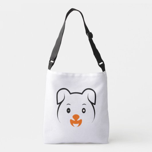 Cute Puppy Crossbody Tas (Achterkant)