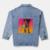 Cute Puppy Denim Jacket (Achterkant)