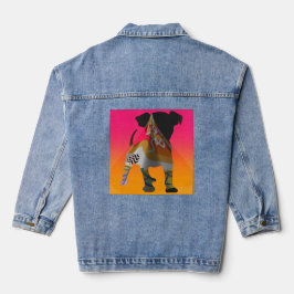 Cute Puppy Denim Jacket