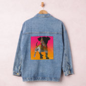 Cute Puppy Denim Jacket (Hangar)
