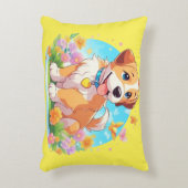 Cute Puppy Dog Accent Kussen (Voorkant(Verticaal))