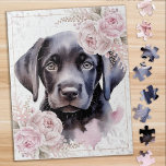Cute Puppy Dog Black Labrador Retriever Legpuzzel<br><div class="desc">Geniet van een ontspannen namiddag met deze schattige zwarte labrador puppy! Deze labrador rekruut zal leuk zijn om te maken en uren te geven om plezier te ontspannen!</div>