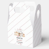Cute Puppy Dog Boy 1st Birthday | Pawty Time First Bedankdoosjes (Geopend)