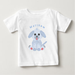 Cute Puppy Dog Cartoon Aangepast roze pasta