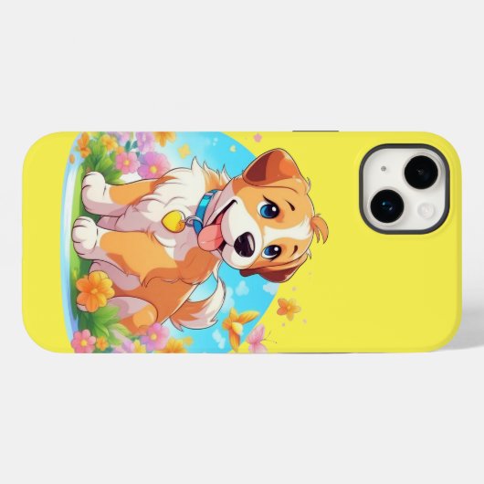 Cute Puppy Dog Case-Mate iPhone Case (Achterkant (horizontaal))