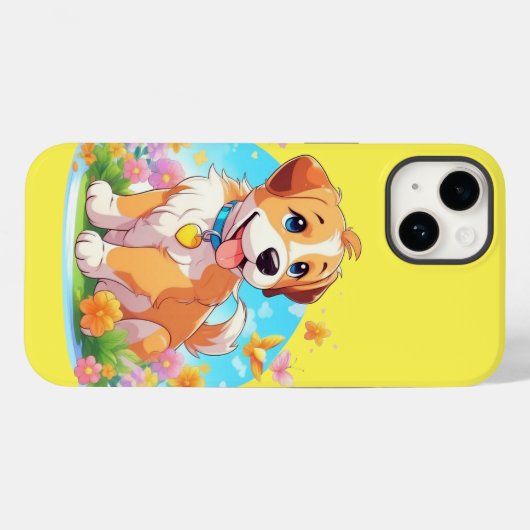 Cute Puppy Dog Case-Mate iPhone Case (Achterkant (horizontaal))