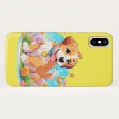 Cute Puppy Dog Case-Mate iPhone Case (Achterkant (horizontaal))