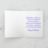 Cute Puppy Dog Chihuahua Happy Birthday Kaart (Binnen)