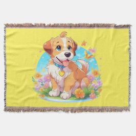 Cute Puppy Dog Deken