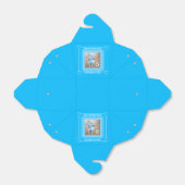 Cute Puppy Dog Foto Happy Birthday Number 5 Blue Bedankdoosjes (Uitgevouwen)