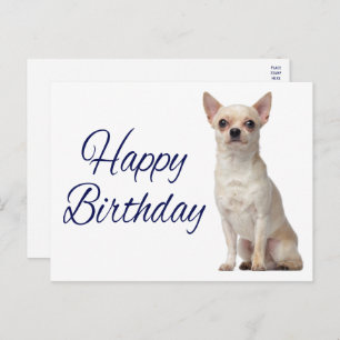 Cute Puppy Dog Funny Chihuahua Birthday Briefkaart