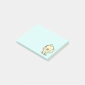 Cute Puppy Dog Illustratie Post-it® Notes (Schuin)