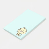Cute Puppy Dog Illustratie Post-it® Notes (Schuin)